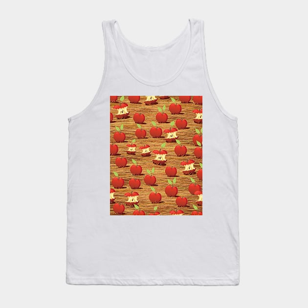 Juicy Red Apples Tank Top by nickemporium1